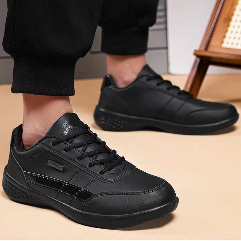 รองเท้าผ้าใบหนัง PU สำหรับผู้ช - Table Tennis Men บทวิจารณ์และราคา