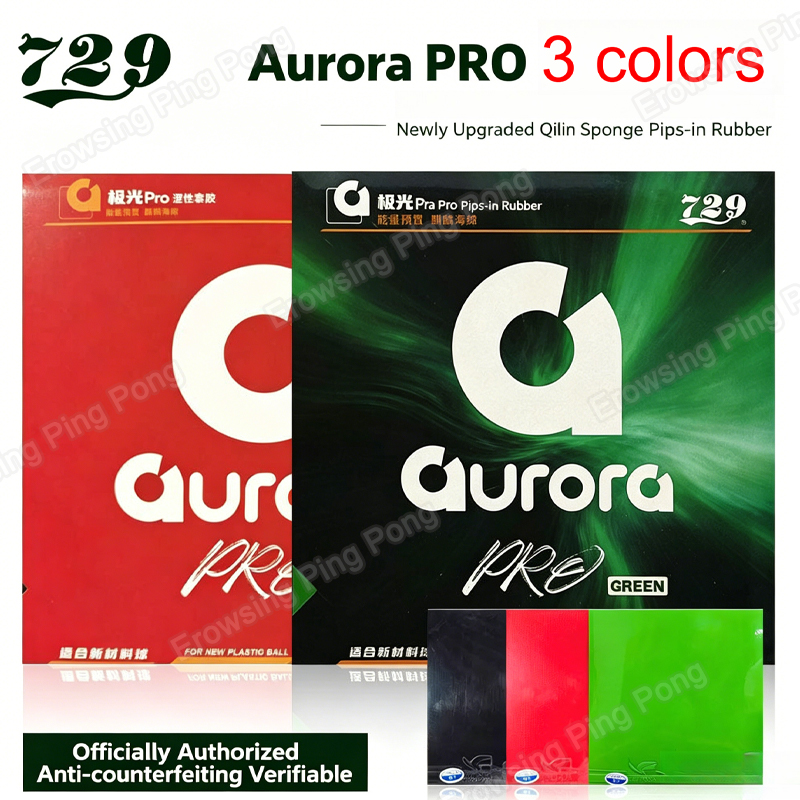 729 AURORA PRO แผ่นยางปิงปองแบ - Table Tennis Backhand บทวิจารณ์และราคา