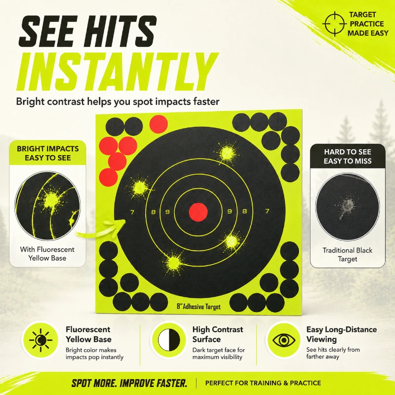 แผ่นกระดาษเป้าซ้อมยิงแบบติดเอง - Practice Target Board บทวิจารณ์และราคา