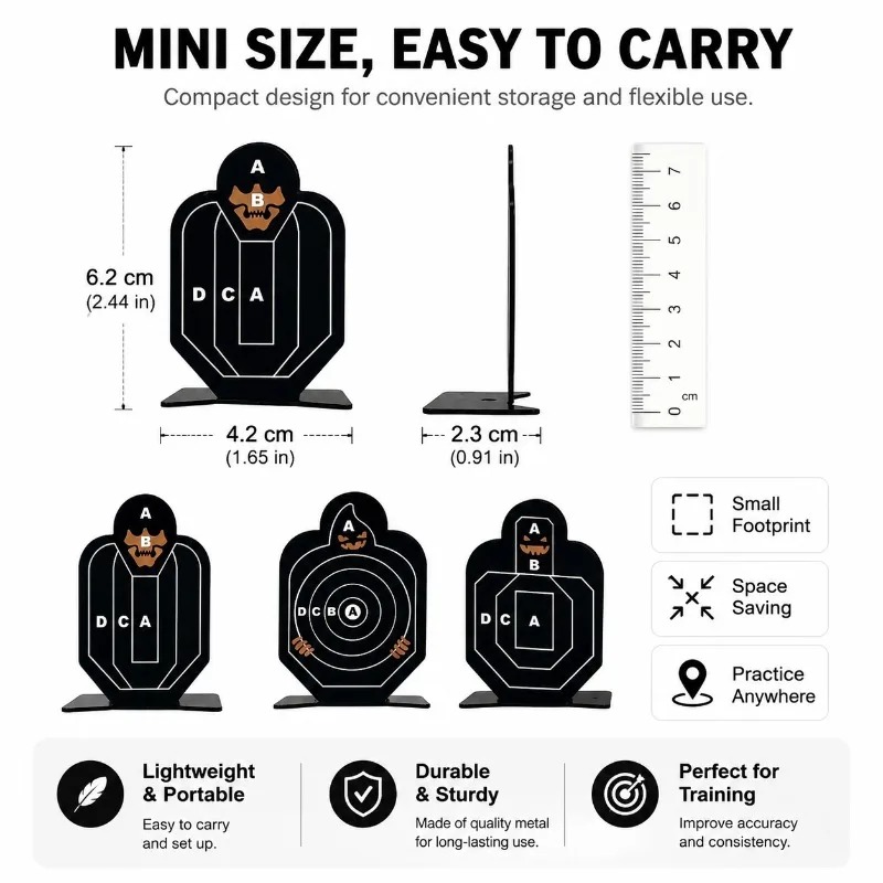 ชุดเป้าซ้อมยิงโลหะแบบตั้งได้ด้ - Practice Target Board บทวิจารณ์และราคา