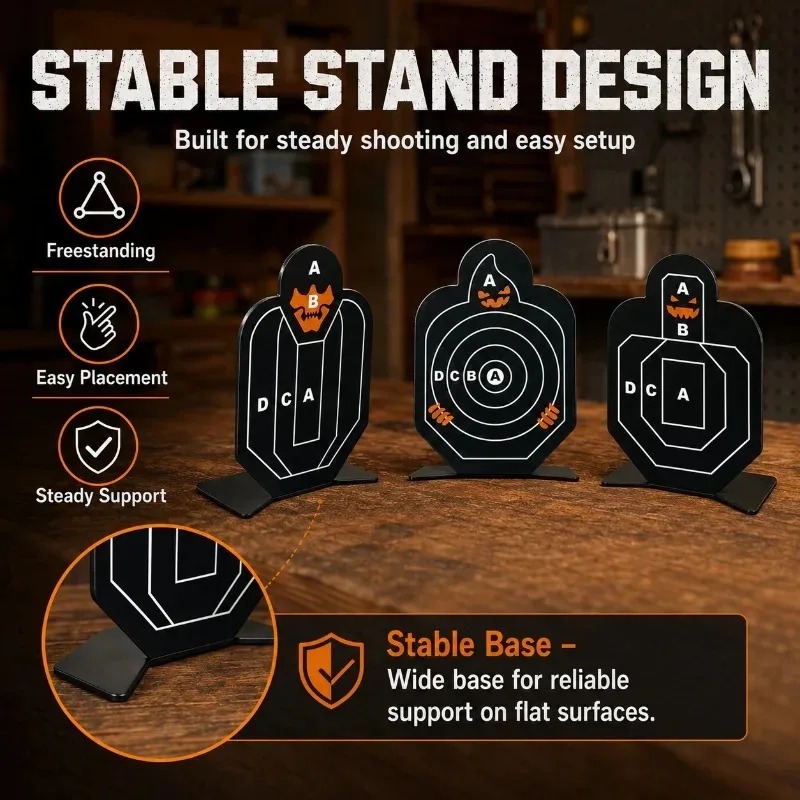 ชุดเป้าซ้อมยิงโลหะแบบตั้งได้ด้ - Practice Target Board บทวิจารณ์และราคา