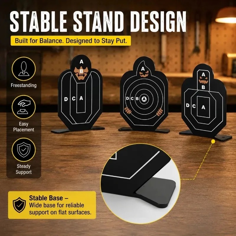 ชุดเป้าซ้อมยิงโลหะแบบตั้งได้ด้ - Practice Target Board บทวิจารณ์และราคา
